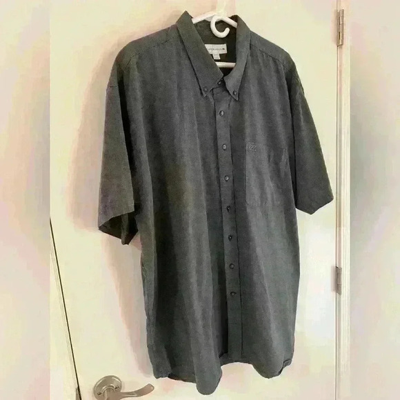 CUTTER & BUCK, Twill Short Sleeve Shirt, Size 3XB - Picture 2 of 10